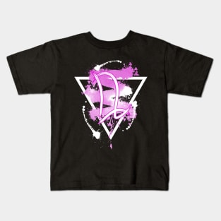 Capricorn - Pink Sky Kids T-Shirt